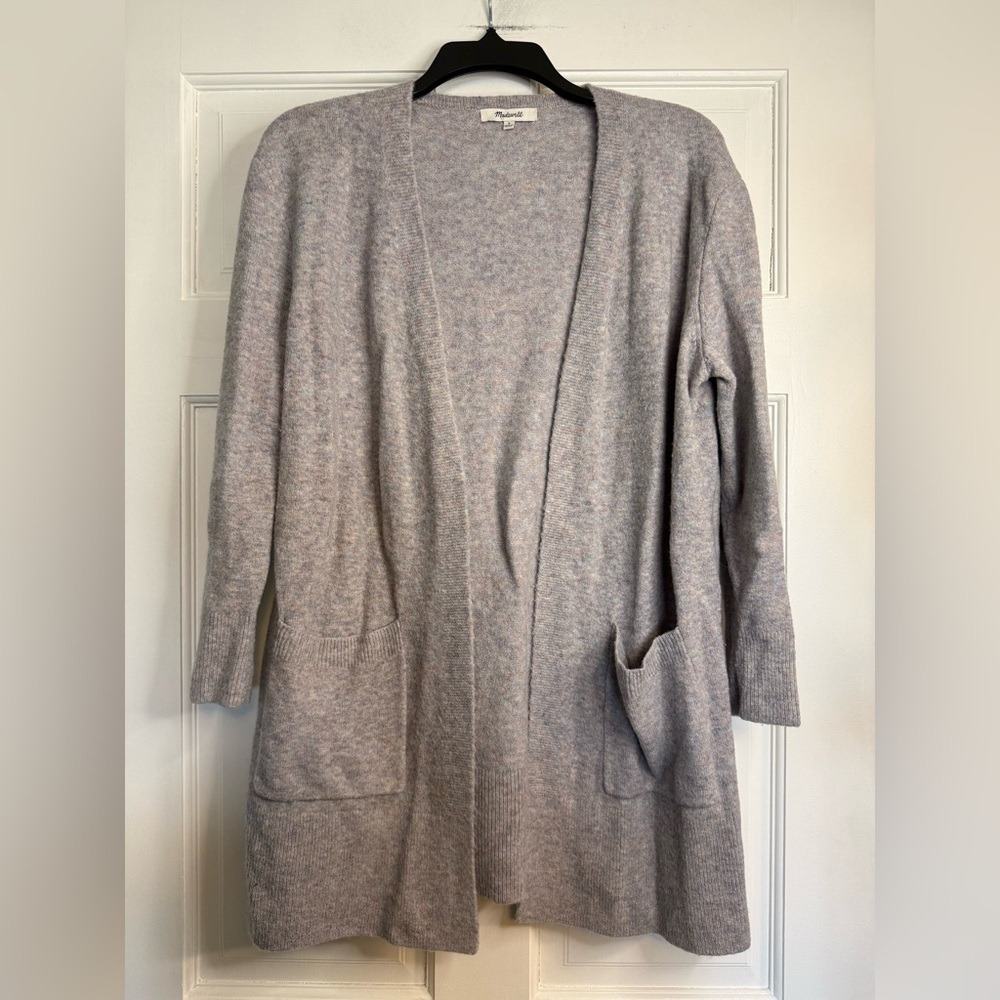 Madewell Kent Merino Wool & Alpaca Cardigan